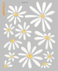 Daisies, decal for fabric