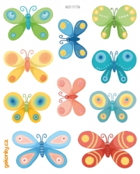 Butterflies, decal for fabric