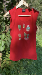 Cacti, decal for fabric