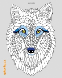 Vlk polární, obtisk na textil
