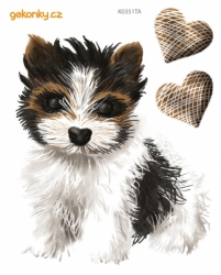 Yorkshire terrier, decal for fabric - kopie