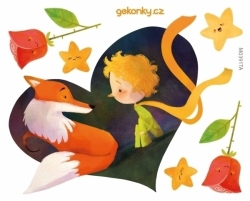 The Little Prince - Heart, decal for fabrice