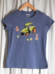 Tractor, decal for fabric