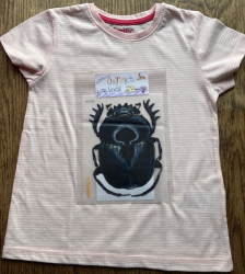 Scarabaeus sacer, decal for fabric - kopie