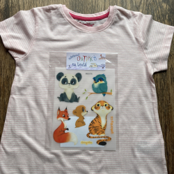 Animals MIX, decal for fabric