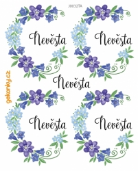 Bride decal for fabric