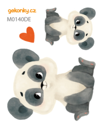 Panda, oboustranný potisk