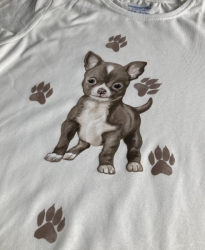 Chihuahua, decal for fabric