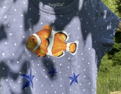 Sea, decal for fabric