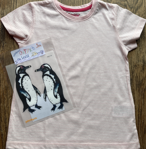 Penguin, decal for fabric