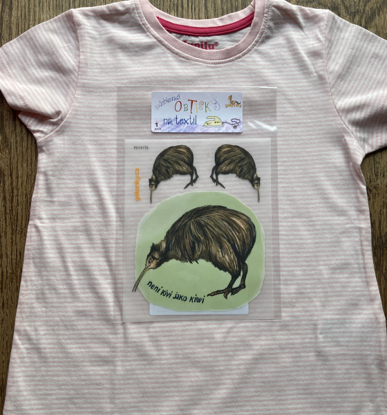 Kivi, decal for fabric