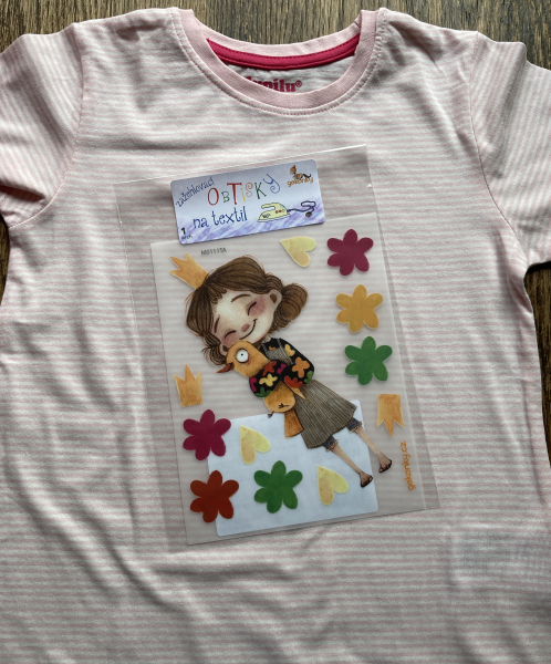 Princess, decal for fabric